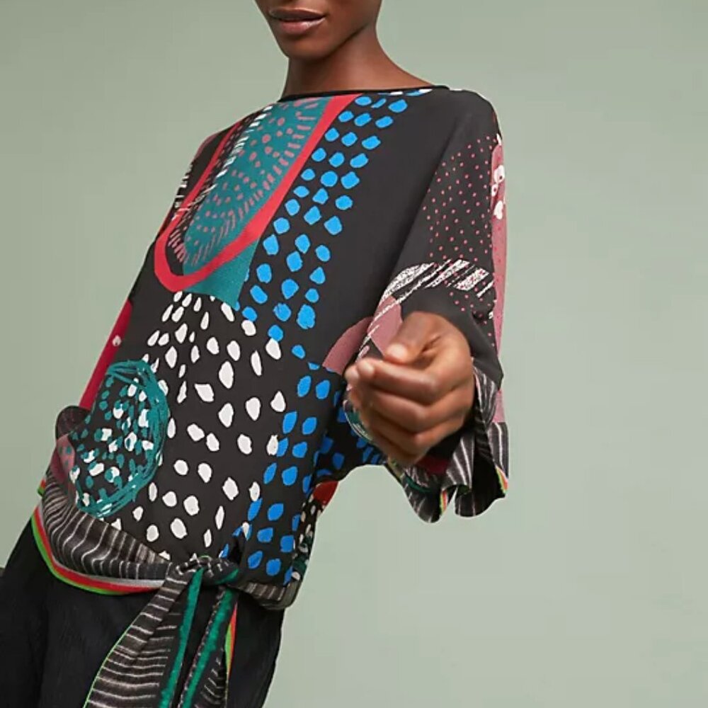 Chic Multicolor Women's Blouse